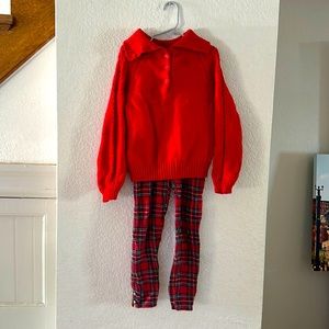 Janie and Jack kids sweater and pant set